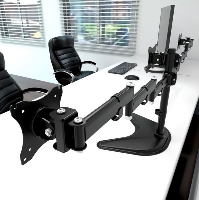 KLIPX MONTANTE DE MONITOR TRIPLE (KPM-321)