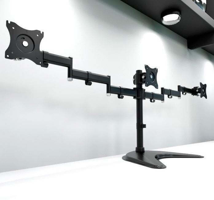 KLIPX MONTANTE DE MONITOR TRIPLE (KPM-321)