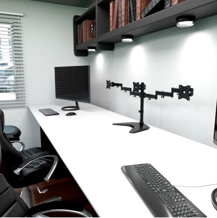 KLIPX MONTANTE DE MONITOR TRIPLE (KPM-321)