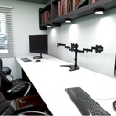 KLIPX MONTANTE DE MONITOR TRIPLE (KPM-321)