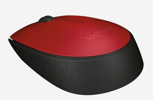 LOGITECH RATON M170 ROJO