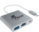 XTECH ADAP 3-1 USB TIPO C MULTI PUERTO (XTC-565)