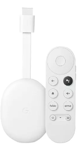 GOOGLE CHROMECAST WITH TV 4K (BLANCO)