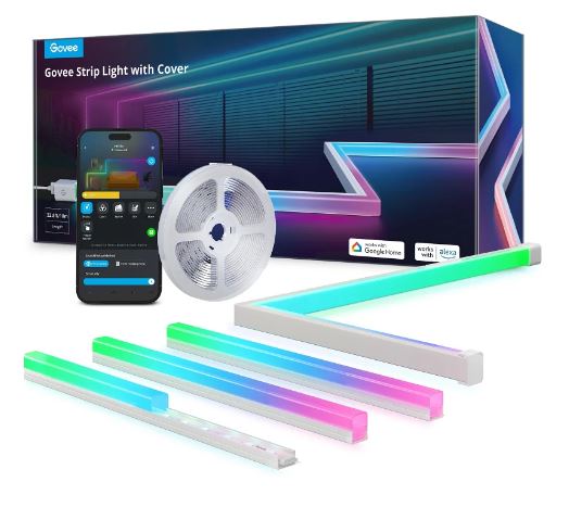 GOVEE LUCES LED RGBIC TIRA WIFI/BT 10M (H619C1D1-OF-LA)
