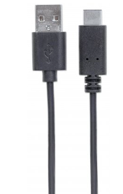 MANHATTAN CABLE USB/ USB TIPO C 1M NEGRO (353373)