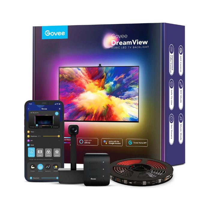 GOVEE LUCES RGBIC TV BACKLIGHT WITH CAMERA TV T2 75"-85" (H605C112)