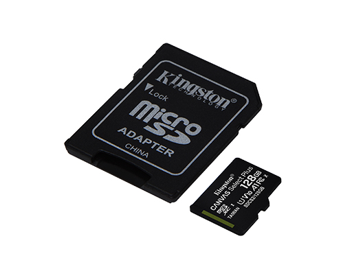 KINGSTON MICROSD 128GB CANVAS SELECT PLUS (CLASE 10)