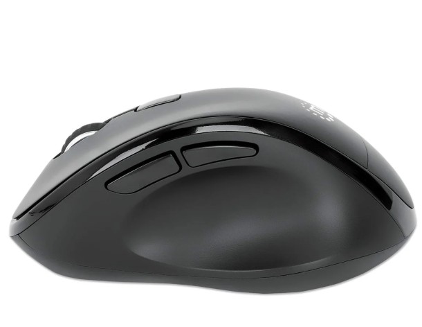 MANHATTAN RATON ERGONOMICO 2-EN-1 NEGRO (190237)