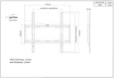 MANHATTAN MONTANTE FIJO TV LCD 32" A 55" 40KG (460934)