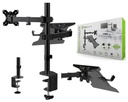 KLIPX MONTANTE DE MONITOR Y LAPTOP (KMM-301)