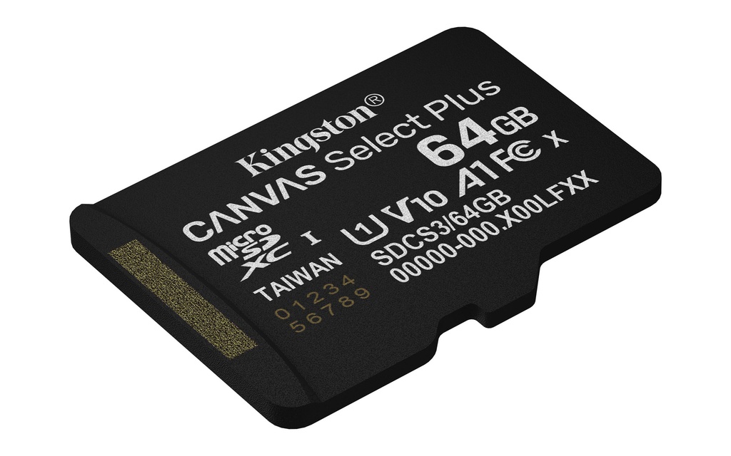 KINGSTON MICROSD 64GB CANVAS SELECT PLUS (CLASE 10)Im