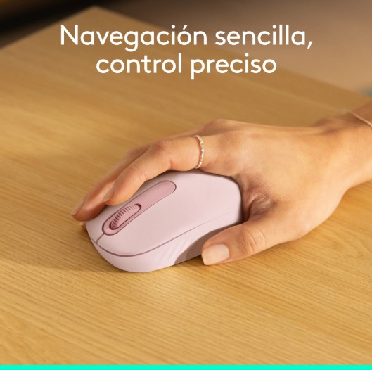 LOGITECH RATON BT M196 ROSA (910-007458)