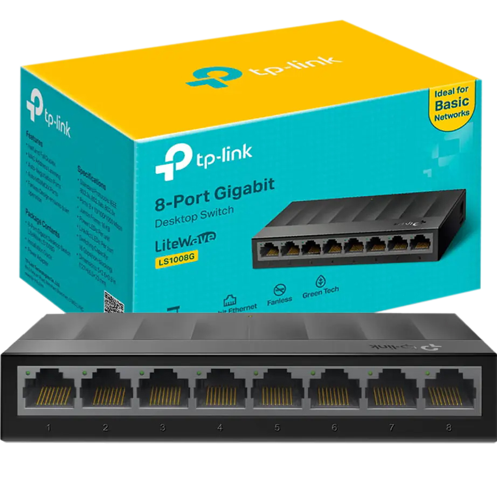 TP-LINK SWITCH 8PORT 10/100/1000 (TL-SF1008G)