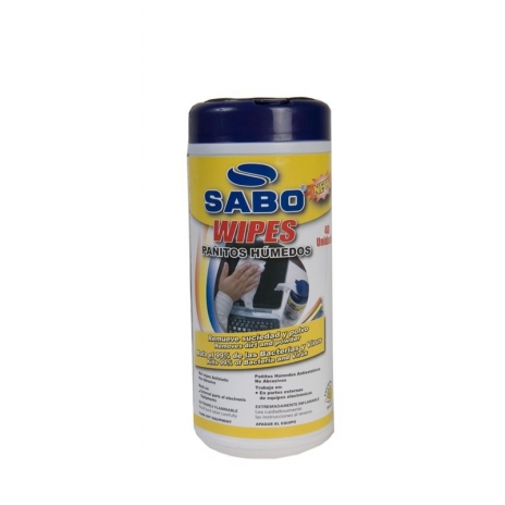 SABO WIPES 40U/D (PAÑITOS HUMEDOS) (53-0500)