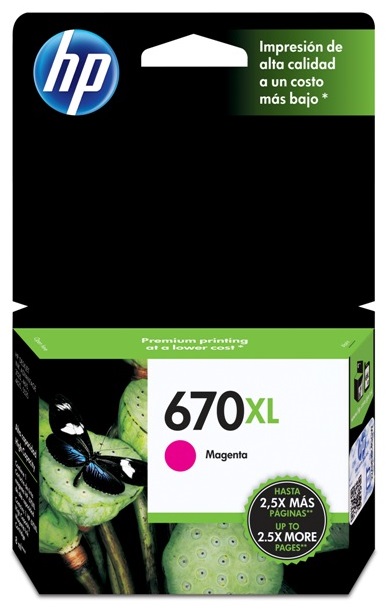 TINTA HP #670XL M