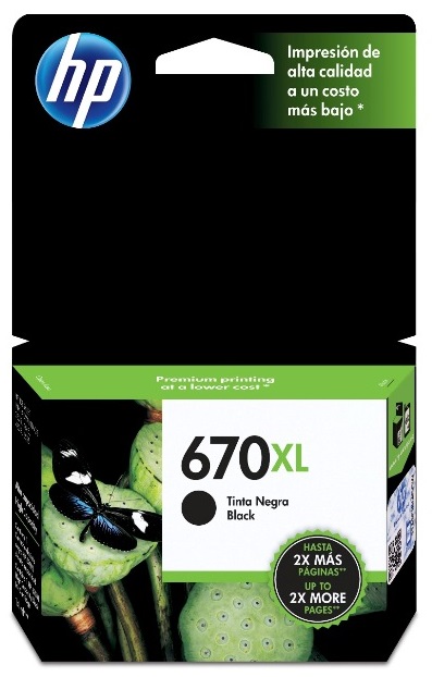 TINTA HP #670XL N