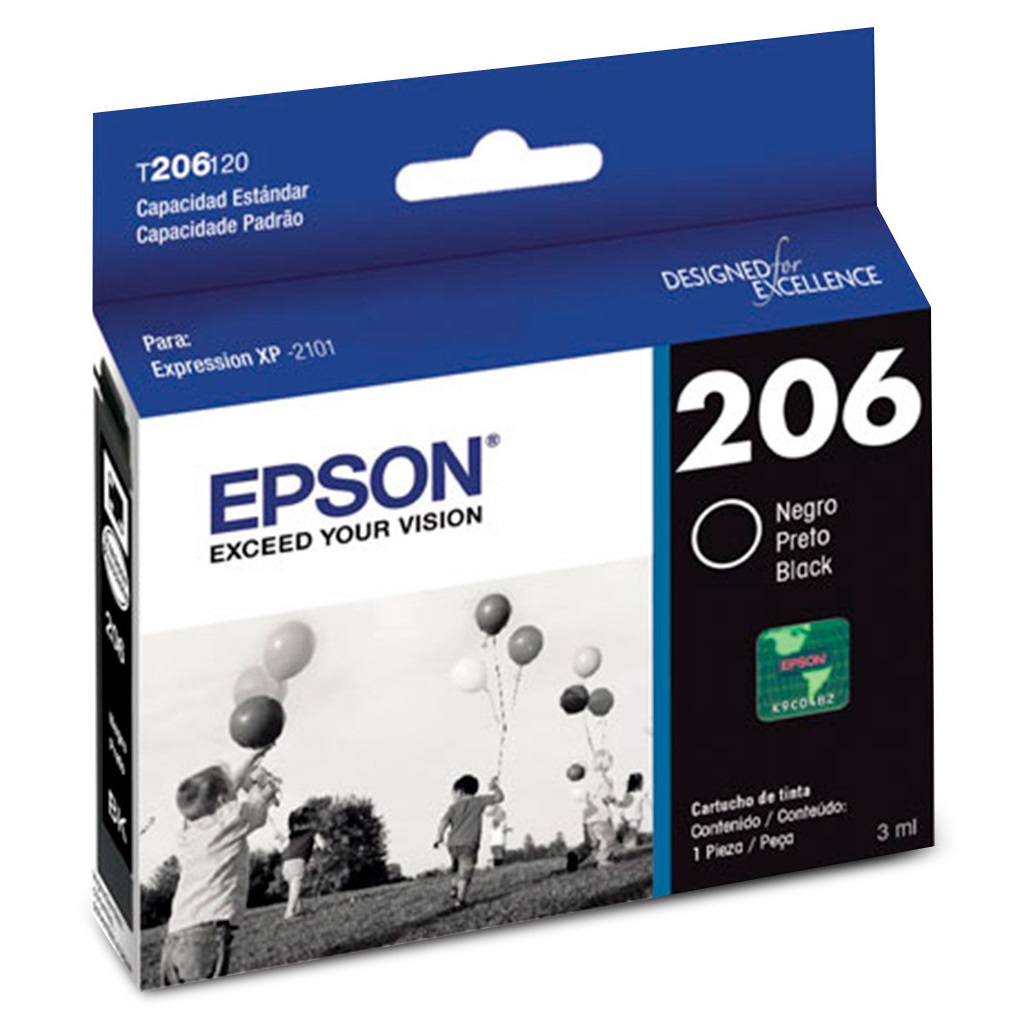 TINTA EPSON T206 120 N/3ml