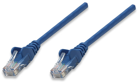 INTELLINET PATCH CORD CAT6 14PIES/5M AZUL