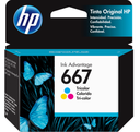 [193015522435] TINTA HP #667 C 2ml (3YM78AL)