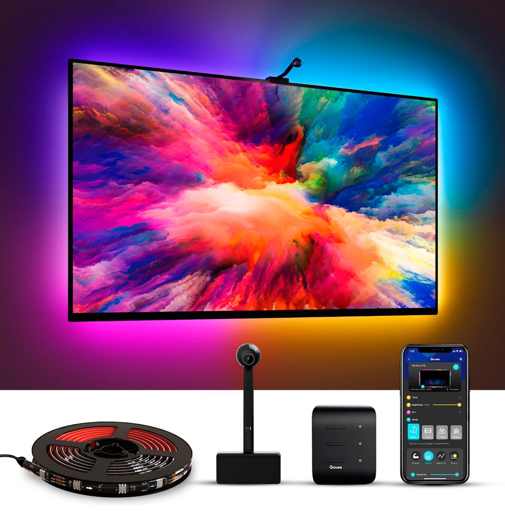 GOVEE LUCES RGBIC TV BACKLIGHT WITH CAMERA TV 75"-85" (H6198)
