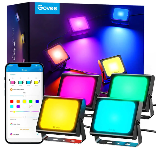GOVEE LUCES RGBIC FLOOD LOGHT (H7060112-OF-LA)