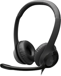 [097855046871] LOGITECH AURICULARES H390 NEGRO (981-000014)