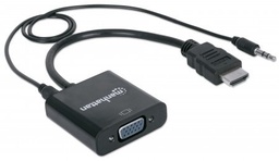 [766623151559] MANHATTAN ADAP HDMI/VGA+AUDIO (151559)